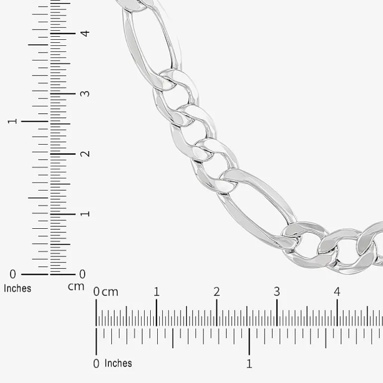 Made in Italy Mens 10K Gold 22 Inch Link Necklace