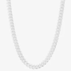Made in Italy Mens Sterling Silver 20 Inch Curb Chain Necklace