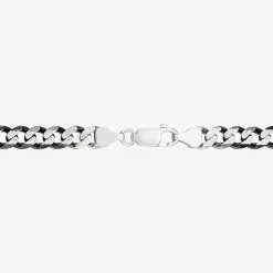 Made in Italy Mens Sterling Silver 24 Inch Curb Chain Necklace