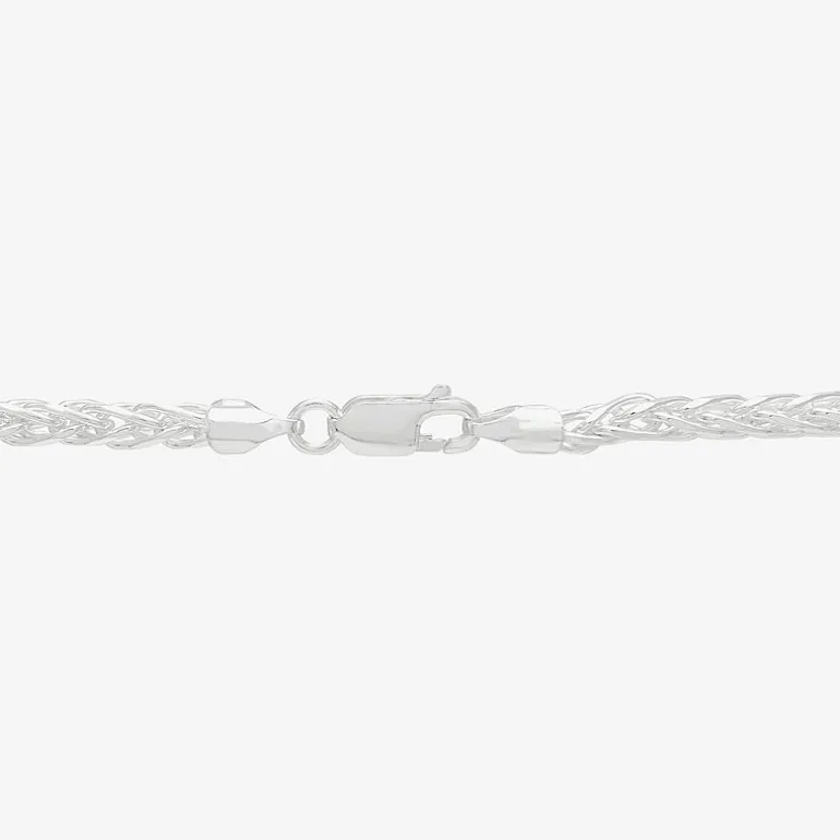 Made in Italy Mens Sterling Silver 22 Inch Wheat Chain Necklace