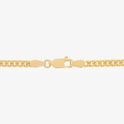 Made in Italy Unisex Adult 14K Gold 22 Inch Cuban Chain Necklace
