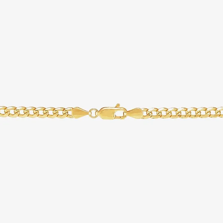 Made in Italy Unisex Adult 10K Gold 22 Inch Curb Chain Necklace