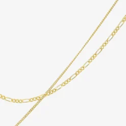 Made in Italy Womens 14K Gold Cross 17 Inch Pendant Necklace