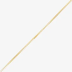 Made in Italy Womens 14K Gold 22 Inch Box Chain Necklace