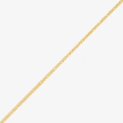 Made in Italy Womens 14K Gold 20 Inch Wheat Chain Necklace