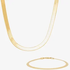 Made in Italy Womens 24K Gold Over Silver 2-pc. Jewelry Set