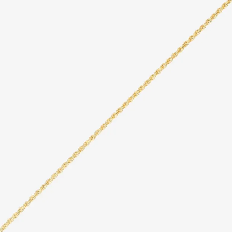 Made in Italy Womens 24K Gold Over Silver 24 Inch Rope Chain Necklace