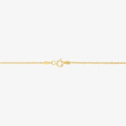 Made in Italy Womens 24K Gold Over Silver 24 Inch Rope Chain Necklace