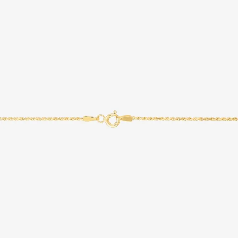 Made in Italy Womens 24K Gold Over Silver 24 Inch Rope Chain Necklace