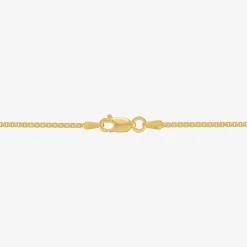 Made in Italy Womens 14K Gold Over Silver 24 Inch Box Chain Necklace
