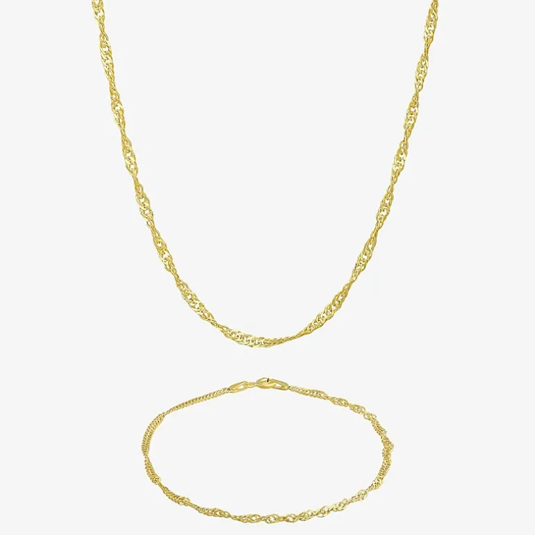 Made in Italy Womens 10K Gold 2-pc. Jewelry Set
