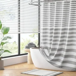 Madison Park Ariana Ombre Waffle Shower Curtain
