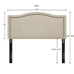 Madison Park Augusta Upholstery Headboard
