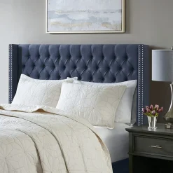 Madison Park Baldwin Queen Upholstered Tufted  Headboard