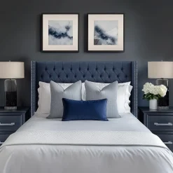 Madison Park Baldwin Queen Upholstered Tufted  Headboard