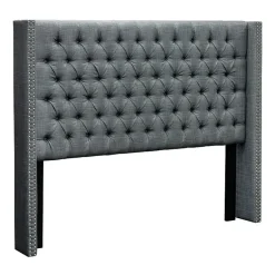 Madison Park Baldwin Queen Upholstered Tufted  Headboard