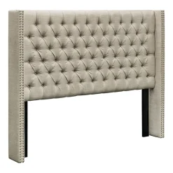 Madison Park Baldwin Queen Upholstered Tufted  Headboard