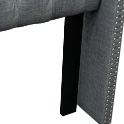 Madison Park Baldwin Queen Upholstered Tufted  Headboard