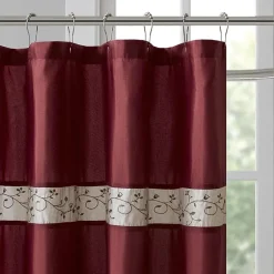 Madison Park Belle Embroidered Shower Curtain