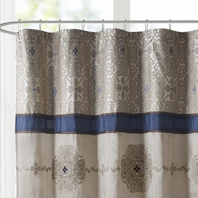 Madison Park Blaine Shower Curtain