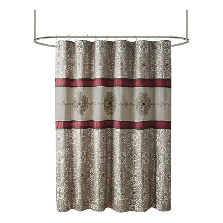 Madison Park Blaine Shower Curtain