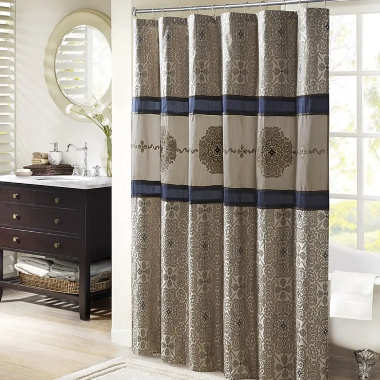 Madison Park Blaine Shower Curtain