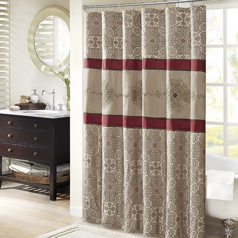 Madison Park Blaine Shower Curtain