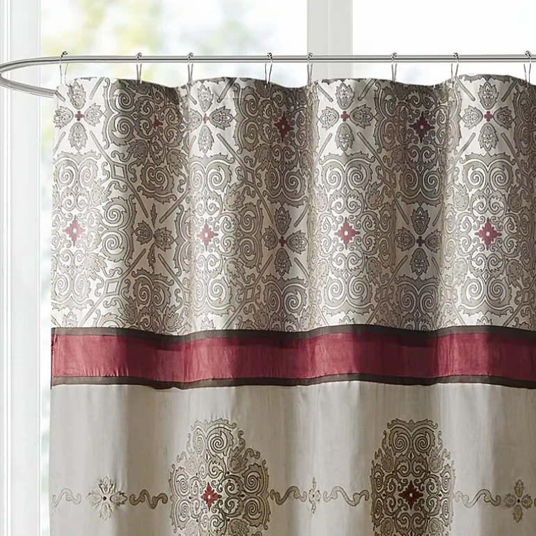 Madison Park Blaine Shower Curtain