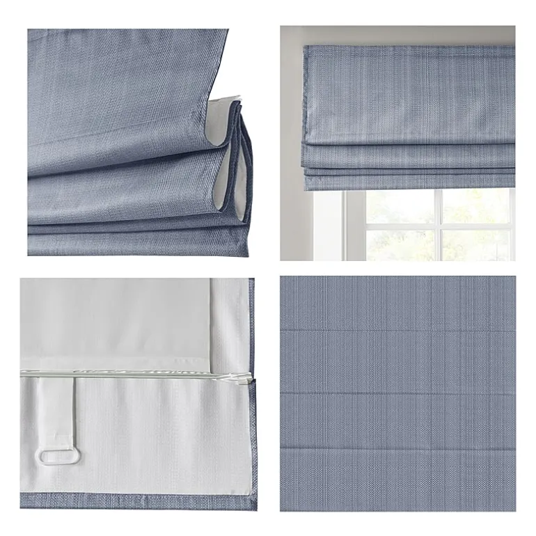 Madison Park Colm Energy Saving Cordless Room Darkening Roman Shade