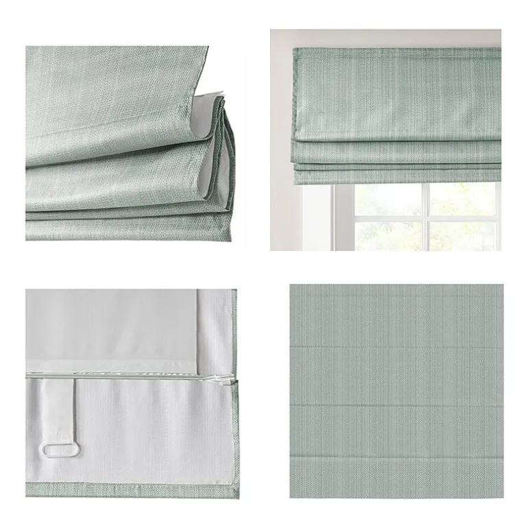 Madison Park Colm Energy Saving Cordless Room Darkening Roman Shade