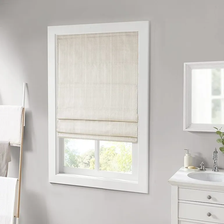 Madison Park Colm Energy Saving Cordless Room Darkening Roman Shade