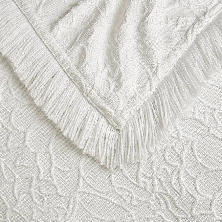 Madison Park Esme Floral Tufting Chenille 3-pc. Easy Care Bedspread Set