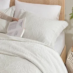 Madison Park Esme Floral Tufting Chenille 3-pc. Easy Care Bedspread Set
