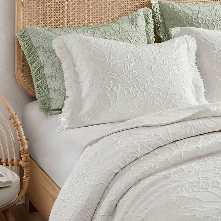 Madison Park Esme Floral Tufting Chenille 3-pc. Easy Care Bedspread Set
