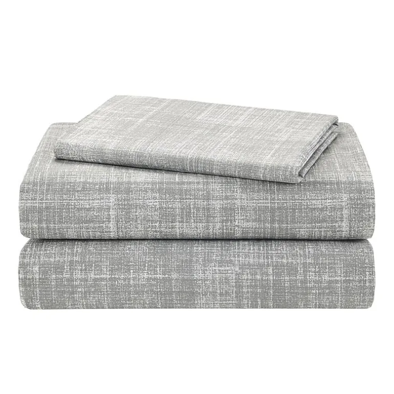 Madison Park Essentials Barret Quilt Set with Cotton Bed Sheets