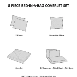 Madison Park Essentials Barret Quilt Set with Cotton Bed Sheets