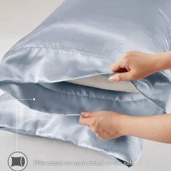 Madison Park Essentials Satin Wrinkle Resistant Pillowcase