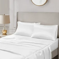 Madison Park Essentials Satin Wrinkle Resistant Pillowcase
