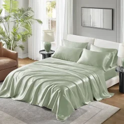 Madison Park Essentials Satin Wrinkle Resistant Pillowcase