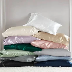 Madison Park Essentials Satin Wrinkle Resistant Pillowcase