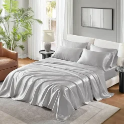 Madison Park Essentials Satin Wrinkle Resistant Pillowcase