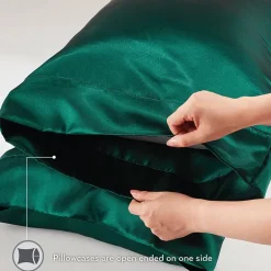 Madison Park Essentials Satin Wrinkle Resistant Pillowcase