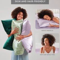 Madison Park Essentials Satin Wrinkle Resistant Pillowcase