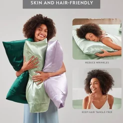 Madison Park Essentials Satin Wrinkle Resistant Pillowcase
