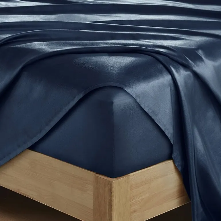 Madison Park Essentials Solid Satin 6-pc. Sheet Set