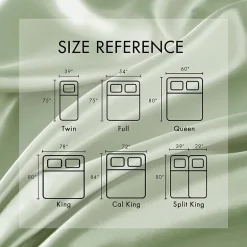 Madison Park Essentials Solid Satin 6-pc. Sheet Set