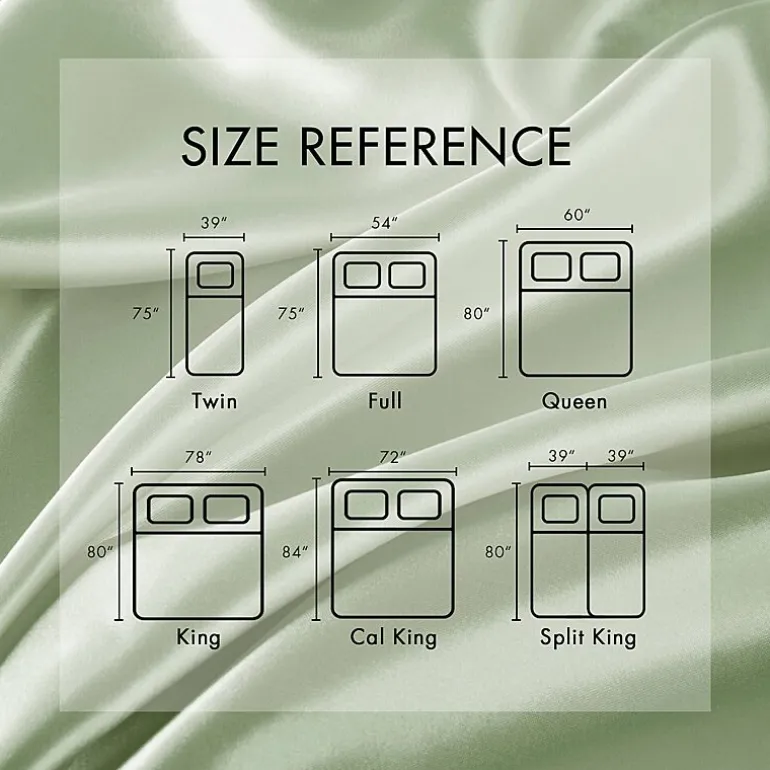Madison Park Essentials Solid Satin 6-pc. Sheet Set