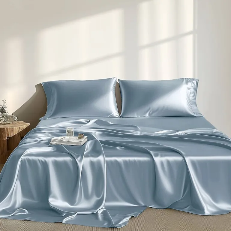 Madison Park Essentials Solid Satin 6-pc. Sheet Set