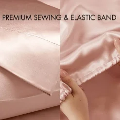 Madison Park Essentials Solid Satin 6-pc. Sheet Set