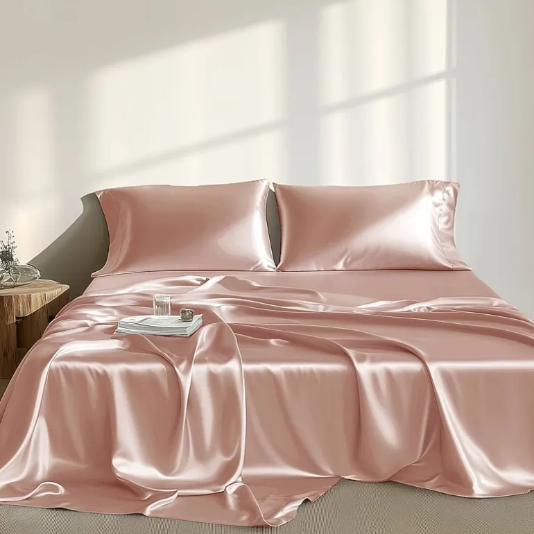 Madison Park Essentials Solid Satin 6-pc. Sheet Set